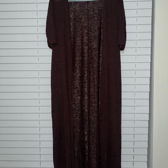 Torrid Chocolate Brown Knit Cardigan - Picture 1 of 6
